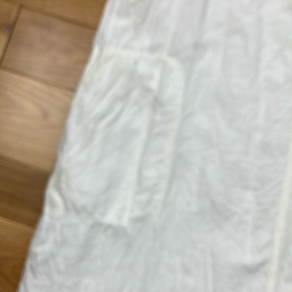 Eddie Bauer Sleeveless Flowy tank linen white  Dress 2XL - Picture 3 of 7
